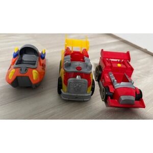 Paw patrol race rescue marshal Zumba's sea patrol Marshall's fire fighter truck